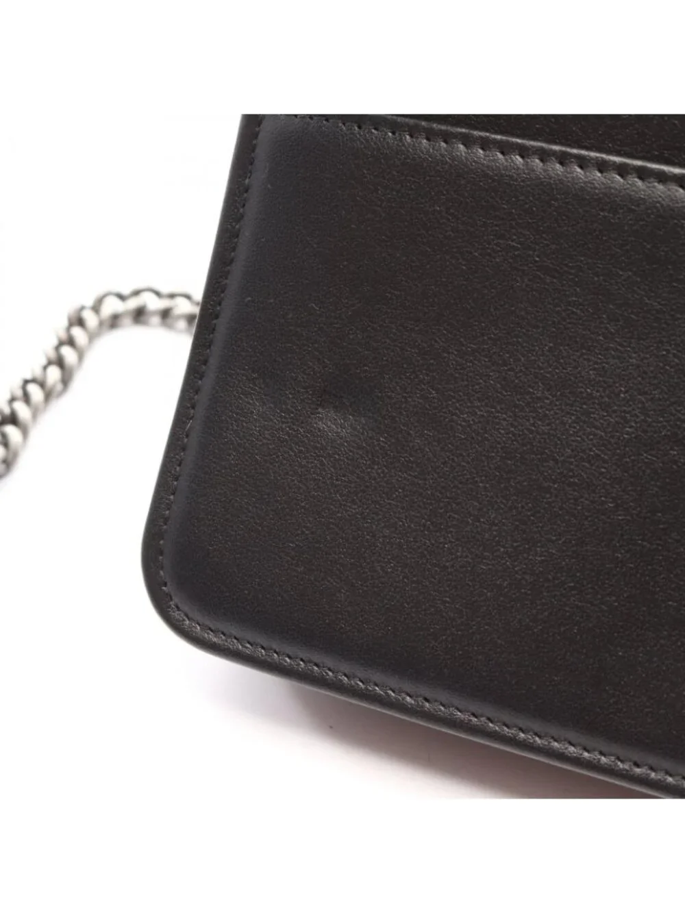 Chanel Shoulder Bag Boy Quilted Black Caviar Leather Boy Chain Wallet